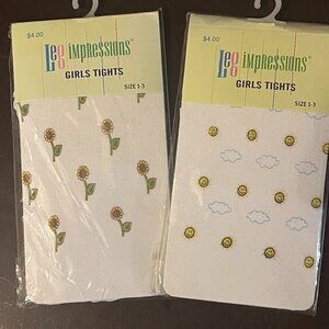 Girls Toddler Tights - Set of 2